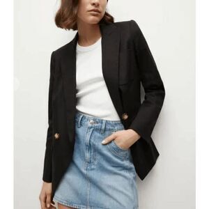 NWT Veronica Beard Didion Stretch-Linen Jacket- Size 10